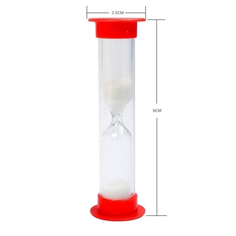 BESSEEK Sand Timer 1 Minute Hourglass Timer Sandglass Clock for Kids Games Classroom Home Office Kitchen Decoration Timers, Thanksgiving, Halloween, Christmas, New Year Party Decorations (Pack of 10) - Image 2